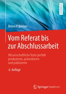 Couverture_Vom Referat Bis Zur Abschlussarbeit