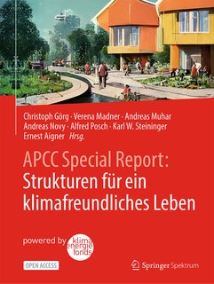 Couverture_Apcc Special Report: Strukturen Für Ein Klimafreundliches Leben