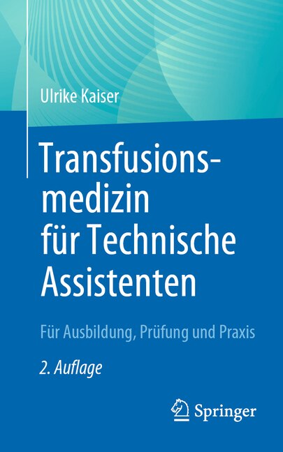 Front cover_Transfusionsmedizin Für Technische Assistenten