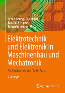 Front cover_Elektrotechnik Und Elektronik in Maschinenbau Und Mechatronik
