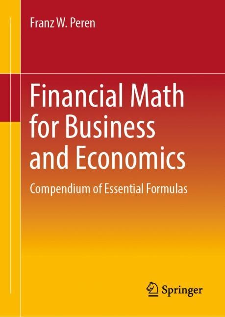Front cover_Financial Math for Business and Economics