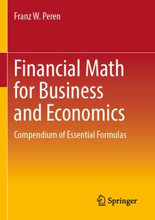 Front cover_Financial Math for Business and Economics
