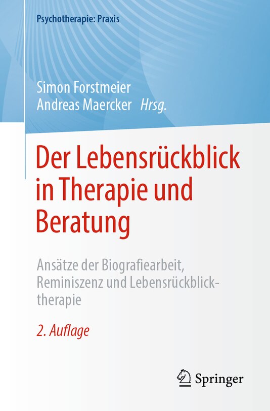 Front cover_Der Lebensrückblick in Therapie Und Beratung