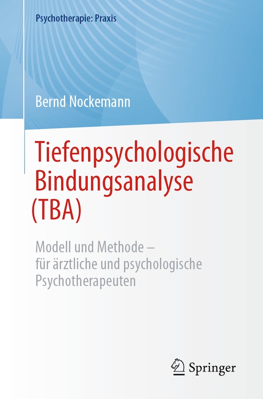 Front cover_Tiefenpsychologische Bindungsanalyse (Tba)