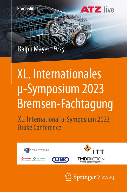 Front cover_XL. Internationales μ-Symposium 2023 Bremsen-Fachtagung