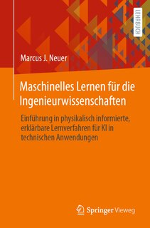 Couverture_Maschinelles Lernen Für Die Ingenieurwissenschaften