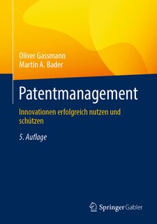 Front cover_Patentmanagement