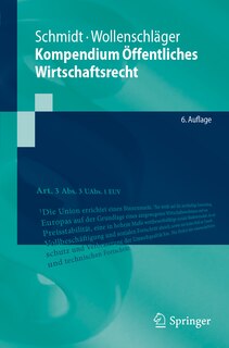 Front cover_Kompendium Öffentliches Wirtschaftsrecht