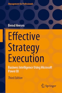 Front cover_Effective Strategy Execution