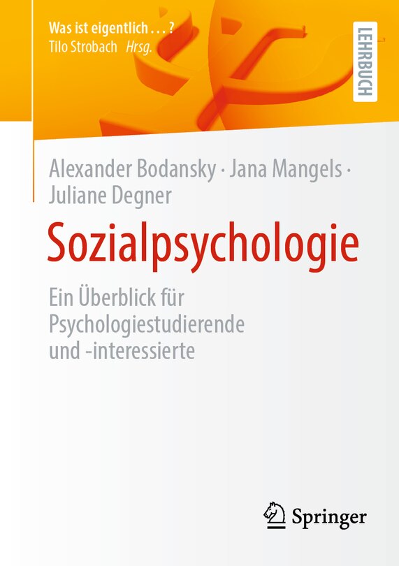 Front cover_Sozialpsychologie