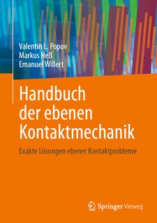 Front cover_Handbuch Der Ebenen Kontaktmechanik