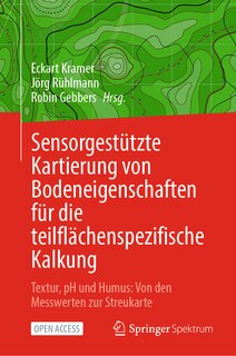 Couverture_Sensorgestützte Kartierung Von Bodeneigenschaften Für Die Teilflächenspezifische Kalkung