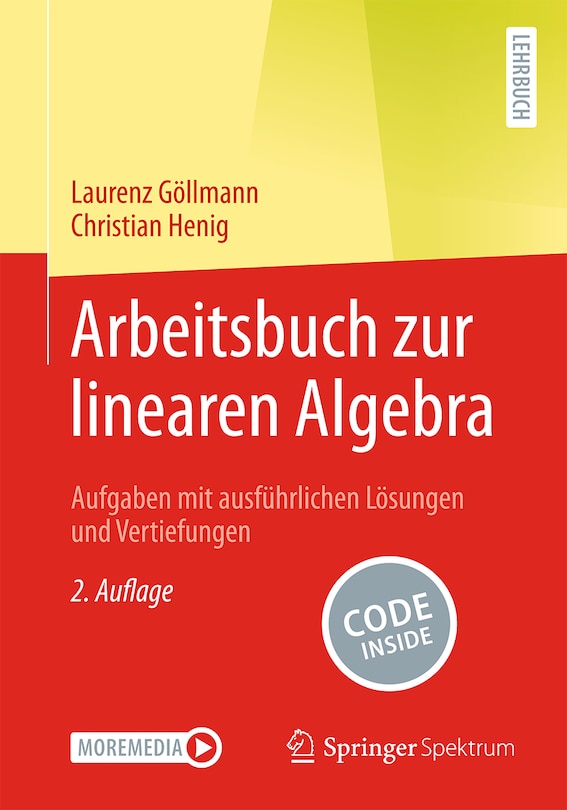 Front cover_Arbeitsbuch Zur Linearen Algebra