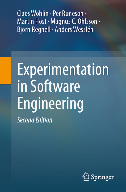 Front cover_Experimentation in Software Engineering