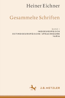 Couverture_Heiner Eichner: Gesammelte Schriften