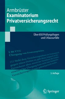 Front cover_Examinatorium Privatversicherungsrecht