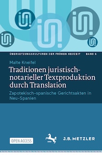 Couverture_Traditionen Juristisch-Notarieller Textproduktion Durch Translation