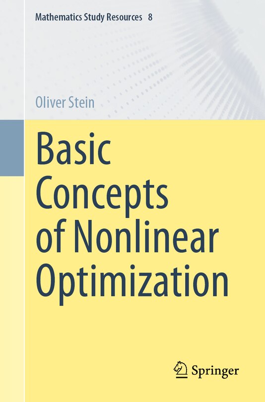 Couverture_Basic Concepts of Nonlinear Optimization