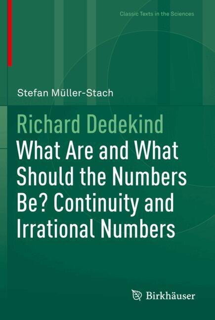 Front cover_Richard Dedekind
