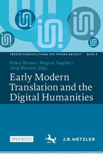 Front cover_Early Modern Translation and the Digital Humanities