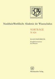 Couverture_Krankheitsresistenz bei Pflanzen Von der Grundlagenforschung zu modernen Züchtungsmethoden