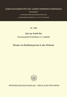Einsatz von Bastfasergarnen in der Wirkerei