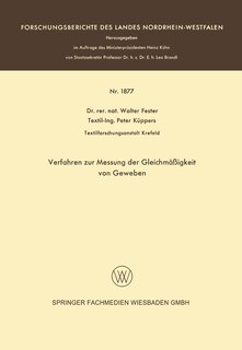 Couverture_Verfahren zur Messung der Gleichmäßigkeit von Geweben