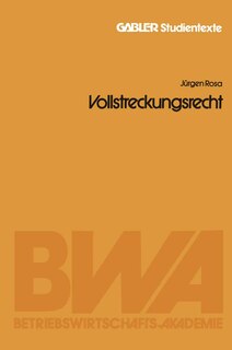 Front cover_Vollstreckungsrecht