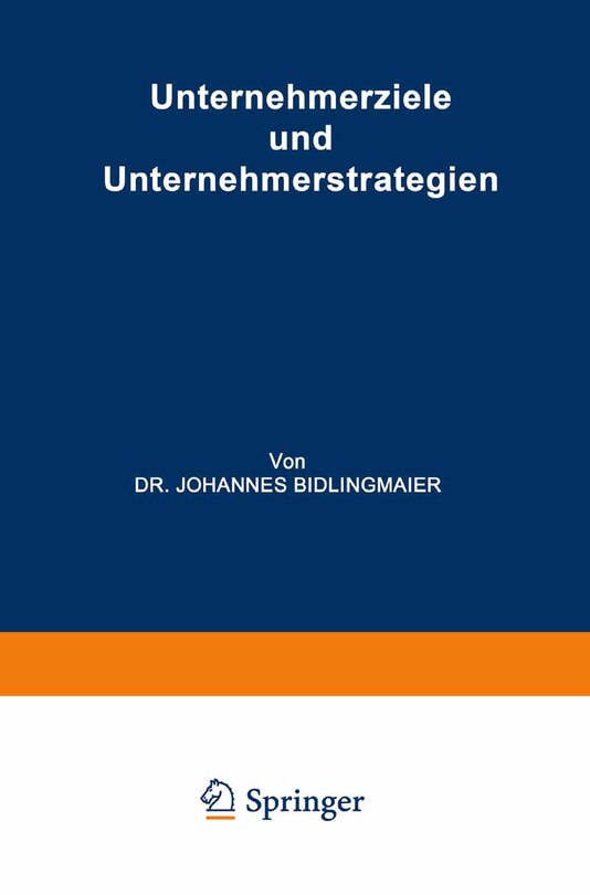 Couverture_Unternehmerziele und Unternehmerstrategien