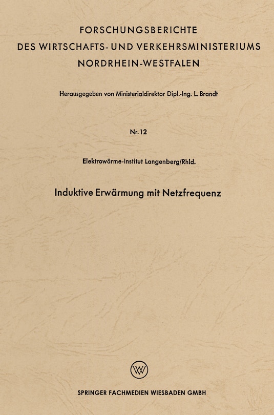 Couverture_Induktive Erw&auml;rmung mit Netzfrequenz