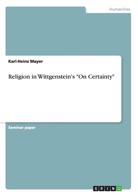Couverture_Religion in Wittgenstein's On Certainty