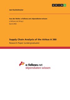 Front cover_Supply Chain Analysis of the Airbus A 380