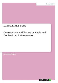 Couverture_Construction and Testing of Single and Double Ring Infiltrometers