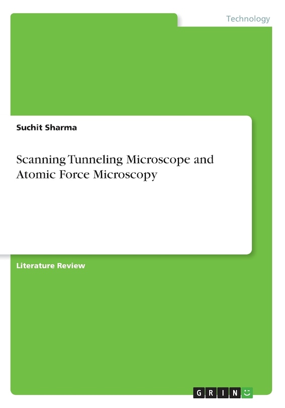 Front cover_Scanning Tunneling Microscope and Atomic Force Microscopy