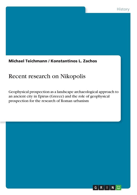 Front cover_Recent research on Nikopolis