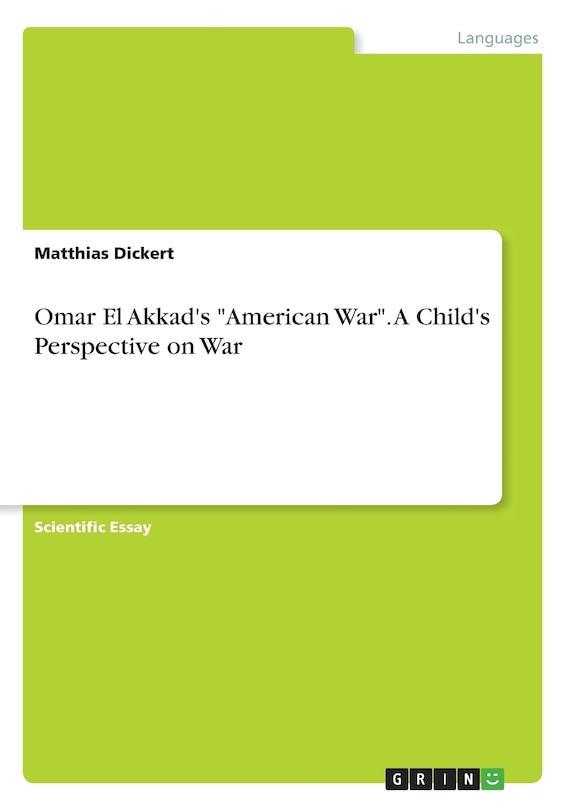 Couverture_Omar El Akkad's American War. A Child's Perspective on War