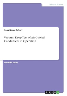 Front cover_Vacuum Drop Test of Air-Cooled Condensers in Operation