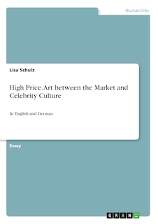 Front cover_High Price. Art between the Market and Celebrity Culture