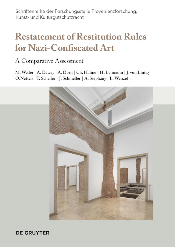 Couverture_Restatement of Restitution Rules for Nazi-Confiscated Art