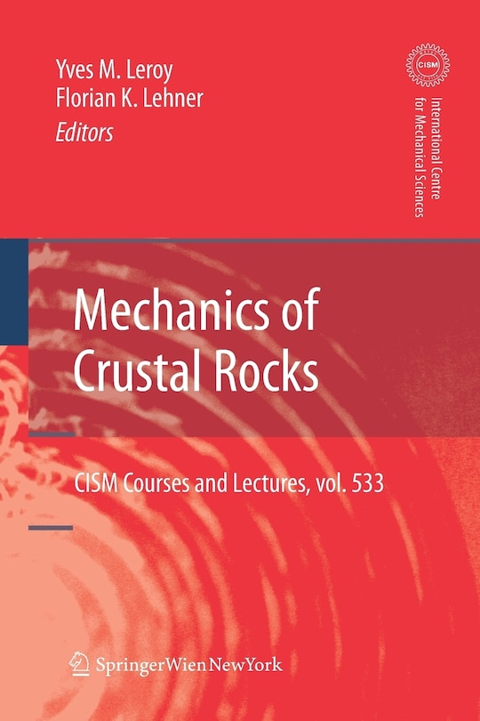 Front cover_Mechanics Of Crustal Rocks