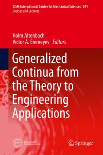 Couverture_Generalized Continua - from the Theory to Engineering Applications