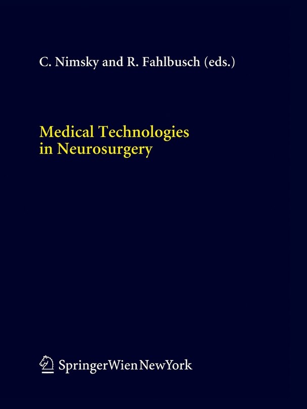 Couverture_Medical Technologies in Neurosurgery
