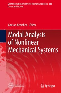 Front cover_Modal Analysis of Nonlinear Mechanical Systems