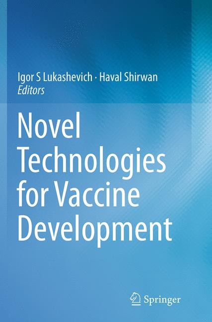 Couverture_Novel Technologies For Vaccine Development
