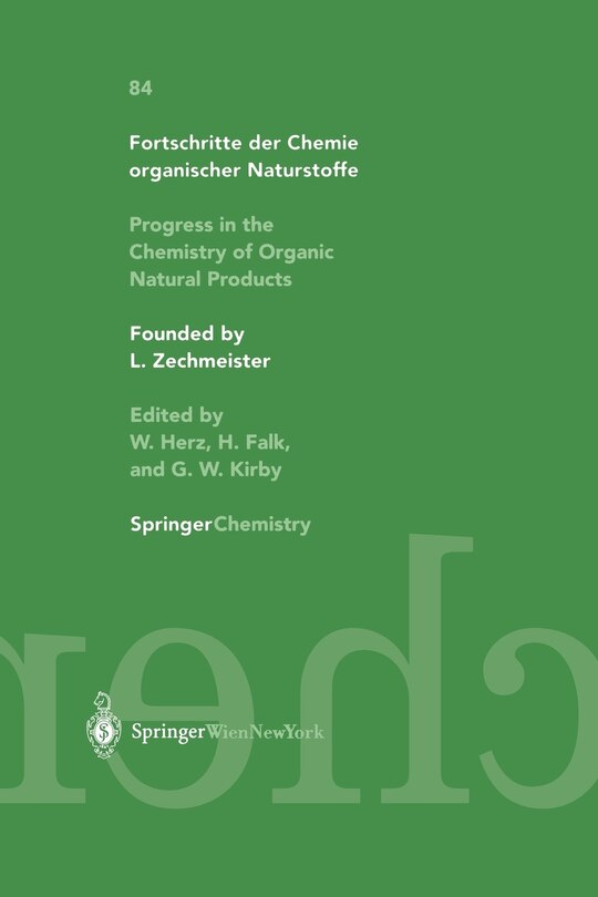 Front cover_Progress in the Chemistry of Organic Natural Products / Fortschritte der Chemie organischer Naturstoffe