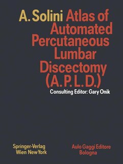 Couverture_Atlas of Automated Percutaneous Lumbar Discectomy (A.P.L.D.)