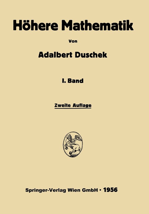 Front cover_Integration und Differentiation der Funktionen einer Veränderlichen