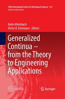 Front cover_Generalized Continua - From The Theory To Engineering Applications