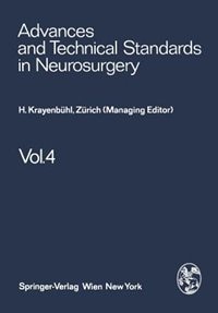 Front cover_Advances and Technical Standards in Neurosurgery