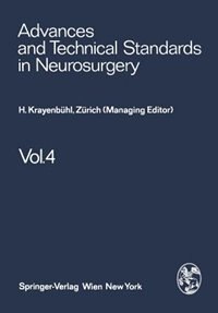 Front cover_Advances and Technical Standards in Neurosurgery